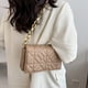 thumbnail image 5 of Bolso bandolera, bolso de hombro cuadrado con cadena y diseño de nicho, 5 of 5