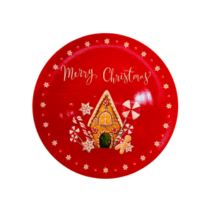 Decostilo - Pack Navideño 3 Platos De Plástico