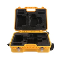 Ioensy - Caja De Instrumentos De Topografía Caja De Almacenamiento Resistente Para Instrumento De Nivel De Teodolito Amarillo