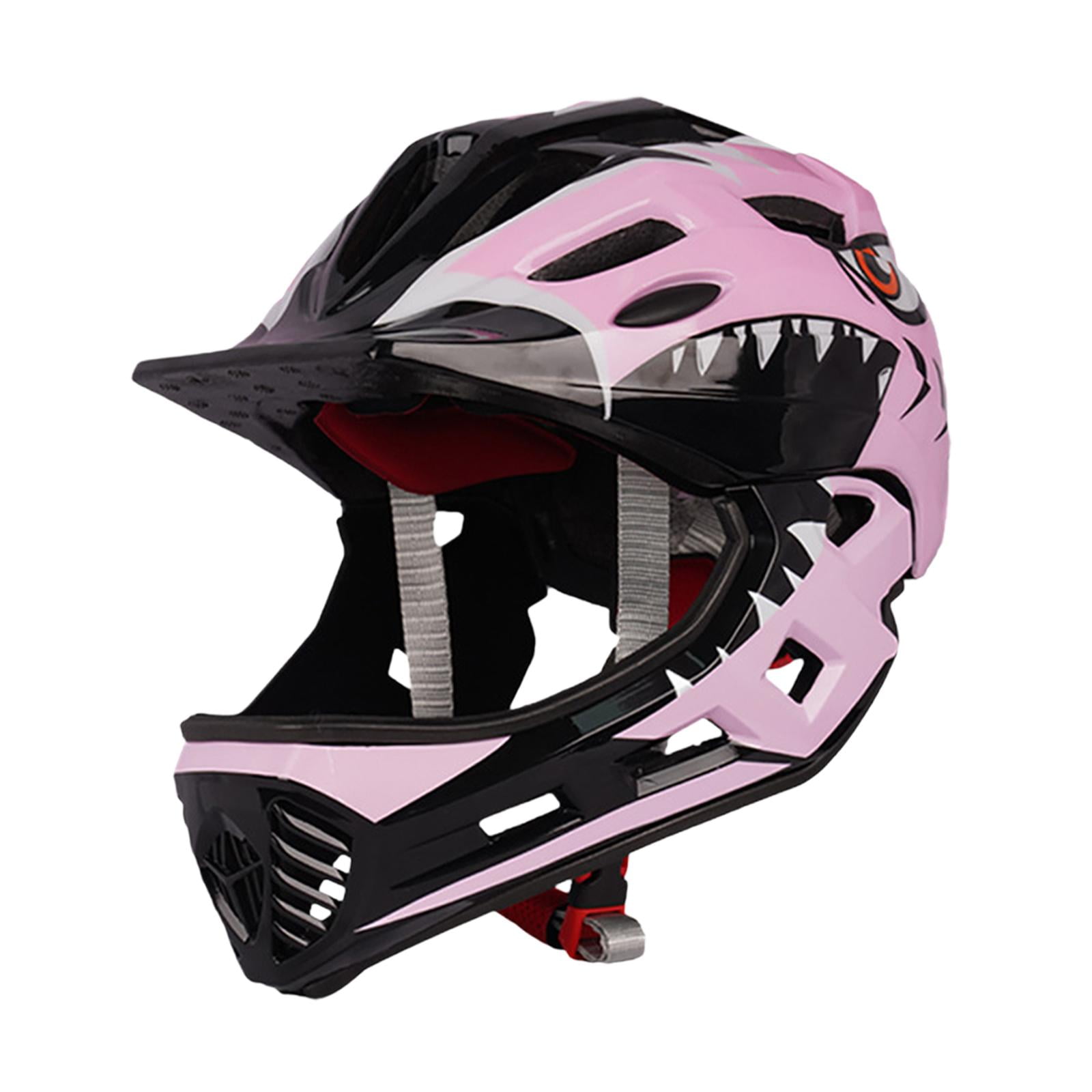 Ioensy - Casco De Bicicleta Para Niños, Casco Integral Moderno Para Exteriores, Correr, Andar En Bicicleta, Patineta, Rosa Claro