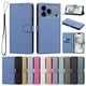 thumbnail image 1 of Cartera Funda para iPhone 18 Pro Carga Inalámbrica, Azul, 1 of 6