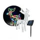 thumbnail image 1 of Reno Navideño Luz Led Solar Decorativo 120cm Multicolor, 1 of 2