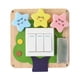 thumbnail image 1 of Tablero De Madera Ocupado, Accesorios DIY, Juguete Montessori, Juguetes Educativos Para Edades Tempranas, Tres Interruptores, 1 of 5