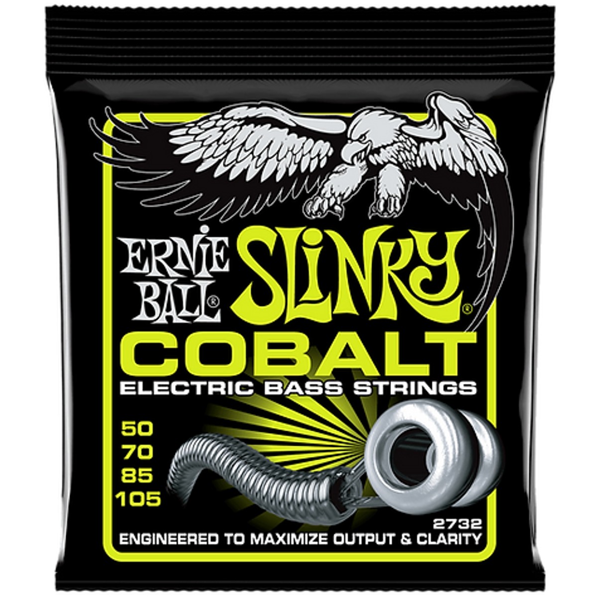 Set 4 Cuerdas Para Bajo Ernie Ball Slinky Cobalt 2732