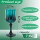 thumbnail image 2 of Copas de vino de plástico LEYIQU, 24 unidades, 17 x 7 cm, 210 ml, color verde, 2 of 6