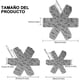 thumbnail image 2 of Protectores de Ollas y Sartenes - 12 PCS, Separadores Antideslizantes en 3 Tamaños, Evita Rozaduras y Arañazos al Apilar, Ideal para Proteger Cacerolas y Utensilios de Cocina (Gris), 2 of 8