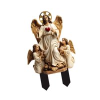 Ioensy - Letrero Acrílico 2D Con Figura Religiosa Para Jardín, Estaca Para Exterior, Patio, Granja, Figura De Jesús