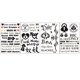 thumbnail image 2 of Tatuajes temporales Tavens 15 × 21 cm – 57 diseños, 2 of 6