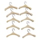 thumbnail image 1 of Ganchos de Madera para Colgar Ropa de Muñeca BJD, Pack de 10, 1 of 3