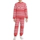 thumbnail image 2 of INSPIRE CHIC Conjunto de Pijama de Navidad para Mujer con Alce de Manga Larga, Árbol de Navidad, Nieve, Ropa de Dormir para Parejas, Conjunto de Descanso S Rojo [Hombres], 2 of 5