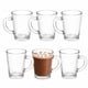 thumbnail image 1 of 6 Tazas De Vidrio Capuchino Café Americano 220ml, 1 of 3
