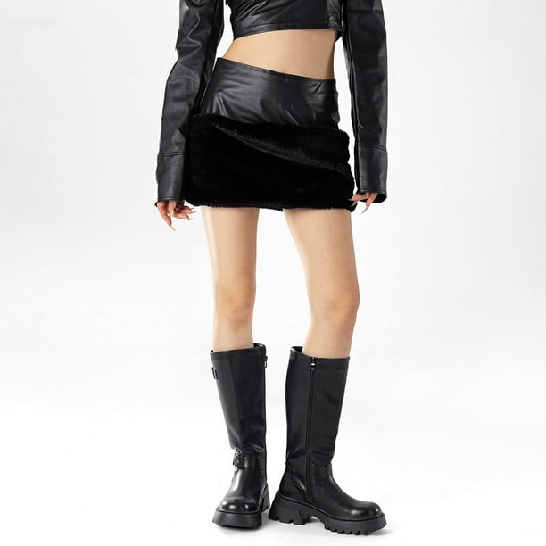 Botas Plataforma Weide Botas Altas Plegables Por Encima De La