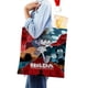 thumbnail image 4 of Hilda Bolso de tela con estampado de lienzo para mujer, bolsa de compras reutilizable y estética, con cremallera interior, regalo para mujer,38*45cm., 4 of 6