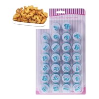 Genérico - Cortador Con Pulsador Para Fondant Letras Minusculas