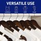 thumbnail image 5 of Juego de perchas de madera Lifemaster, 50 piezas, antideslizantes, vintage, 5 of 7