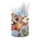 thumbnail image 1 of Chip 'n' Dale Vida en el Parque-theme Cylinder Pen Holder Pencil Organizer with Flannel Lining PVC Leather Material Cardboard Base for study work 10*8CM, 1 of 6