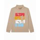 thumbnail image 5 of Beatle Niño Estampado Futbol Beige beige 6, 5 of 7