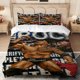 thumbnail image 1 of 3pcs Dwayne Johnson Belt Style Printed Bedding Set 1 Fitted Sheet + 2 Pillowcases, 1 of 1