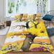 thumbnail image 2 of Calvin y Hobbes Conjunto de sábanas temático, trío de piezas, cómodo y amigable con la piel, diseño único, regalo de decoración para el hogar para familiares, amigos y fans,135cm *200cm, 2 of 6