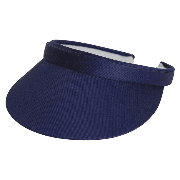 Visera deportiva de sarga de algodón para mayor comodidad y funcionalidad.