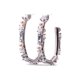 thumbnail image 1 of Aros Kendra Scott Madelyn Silver Hoop Earrings In White Mix, 1 of 2