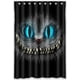 thumbnail image 1 of Cortina de ducha con diseño de gato de Cheshire, con ganchos, 122 x 183 cm, 1 of 3