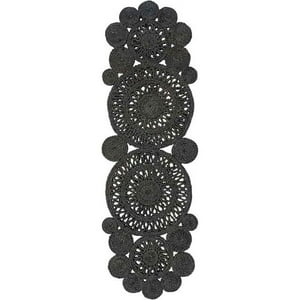 Wyj Hogar - Camino De Mesa De Yute Negro 40X115 Cm