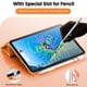 thumbnail image 5 of Funda para iPad INFILAND para iPad de 11 y 10,9 pulgadas, purpurina, soporte para lápices, 5 of 8
