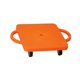 thumbnail image 2 of Patinete De Suelo Con Asas, Equipo De Juego, Juguete De Motricidad Gruesa Con Ruedas, Color Naranja, 2 of 5