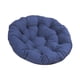 thumbnail image 4 of Cojín de silla papasan silla de huevo de 20 pulgadas cojín de canasta colgante silla colchón de silla de jardín grueso para habitaciones familiares du Azul oscuro, 4 of 5