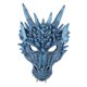 thumbnail image 2 of Dragon Mask Full Head Cover Para Cosplay Prop Masquerade Mask Blue, 2 of 5