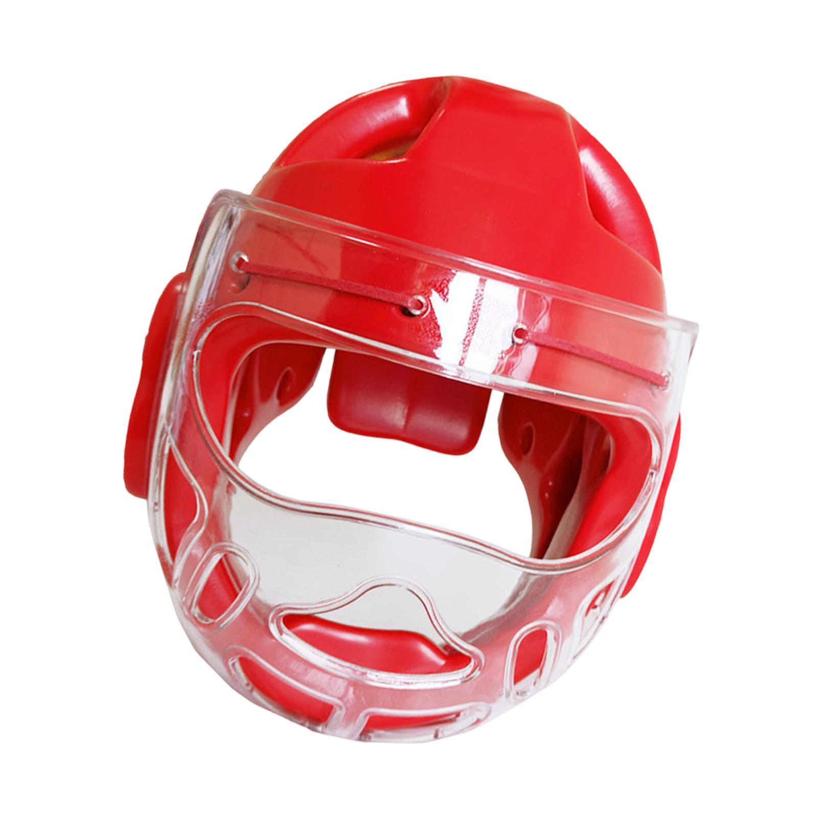 Magideal - Casco De Karate, Protector De Cabeza De Boxeo, Portátil, Ligero, Cómodo, Ajustable, Ventilado, Para Sparring Y Mma. L