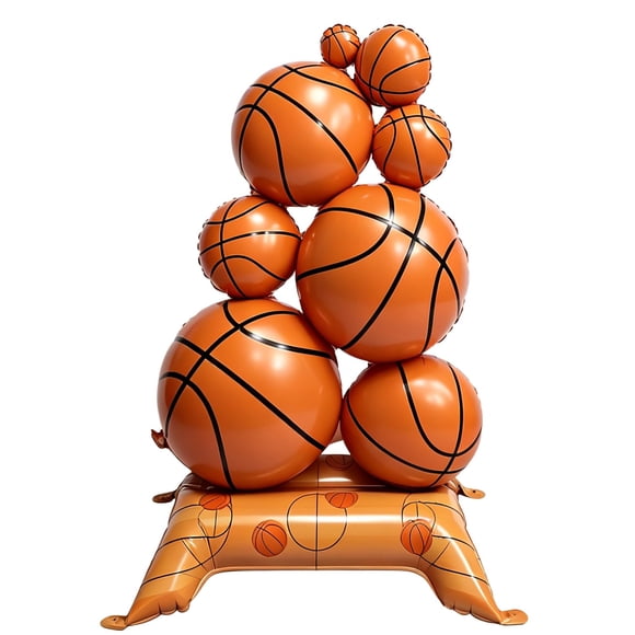 Globo De Foil De Baloncesto De 107 Cm Para Decoración De Fiesta