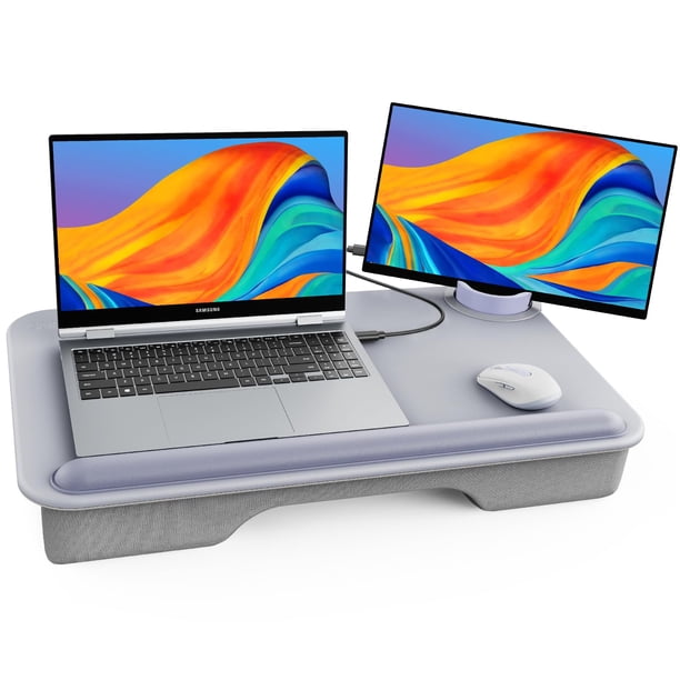 Mesa Portátil Para Laptop Para Cama Compatible Con Laptops De Hasta 17 Con Soporte Para Celular