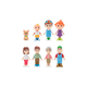 thumbnail image 2 of Set de 8 Figuras Family Pack Cocomelon, 2 of 2