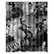 thumbnail image 1 of Cortina de ducha de Elvis Presley, juego de cortina de baño con ganchos, tamaño 60 x 72 pulgadas, 1 of 3