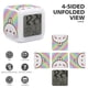 thumbnail image 3 of Molang theme 7 colors Alarm Clock Digital LED Alarm Clock Gifts for kids friends family, 3 of 6