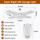 thumbnail image 2 of Luz LED de Garaje YWD 60W Deformable 6000LM E26/E27, 2 of 7
