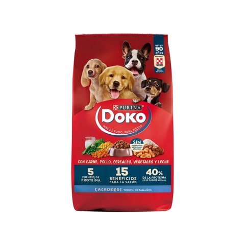 Doko Para Perros Cachorros 19,5 Kg. (Todos Los Tamaños)
