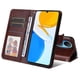thumbnail image 5 of Funda Billetera para Honor X7 con Porta Tarjetas y Soporte Ajustable Marrón, 5 of 5