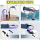 thumbnail image 5 of Pistola De Agua Eléctrica De Juguete, Pistola De Agua Automática De Repetición, Diseño De Compartimento De Batería Impermeable, Con 2 Depósitos De Almacenamiento De Agua (azul), 5 of 5
