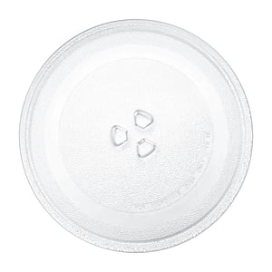 Magideal - Placa Giratoria De Cristal Para Microondas, Bandeja De Cocción De 245Mm De Diámetro Para Hornos Microondas, Accesorios Resistentes Al Calor Engrosados