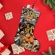 thumbnail image 4 of La Tierra Perdida Tema: Calcetines de Navidad, fino lino blanco para colgar en escaleras y chimenea, decoración navideña para el hogar, regalo de Navidad.54cm×38cm, 4 of 5
