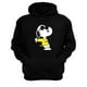 thumbnail image 1 of Polerón Canguro Snoopy Freddy Negro Talla Xl Unisex, 1 of 2