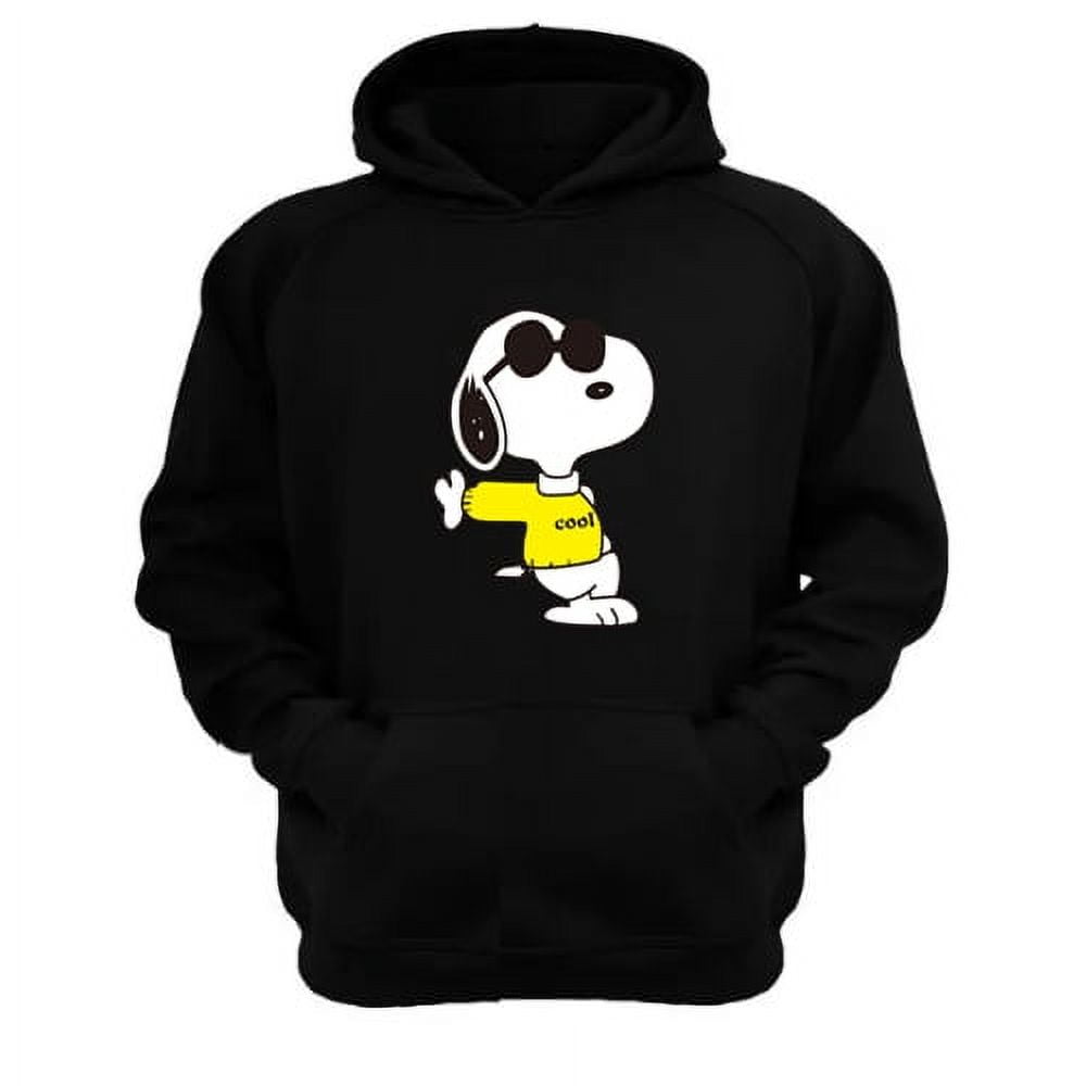 Genérico - Polerón Canguro Snoopy Freddy Negro Talla L Unisex