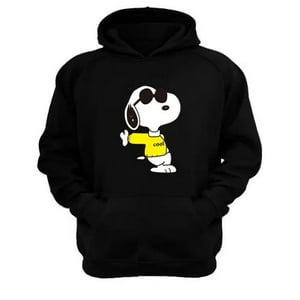 Genérico - Polerón Canguro Snoopy Freddy Negro Talla Xl Unisex