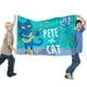 thumbnail image 2 of Pete el Gato Bandera impresa con temática, regalo perfecto para fanáticos, amigos y familiares, y adecuada para actividades al aire libre e interiores, decoraciones de fiesta. 60*90CM, 2 of 6