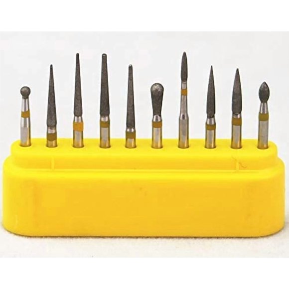 Puntas de Fresa SeeFDENT 10 piezas Diamante FG 1.6 mm para Pulido