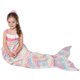 thumbnail image 1 of Manta Catalonia Kids con forma de cola de sirena, algodón de azúcar, franela, 1 of 6