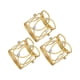 thumbnail image 1 of Servilleteros Festivos De 3 Piezas Servilleteros Para Ocasiones Informales Y Formales Dorado, 1 of 5